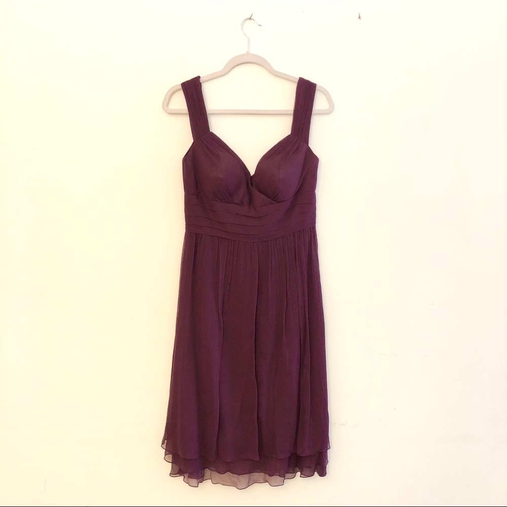 NWOT Jenny Yoo Collection Luxe Chiffon Midi Dress